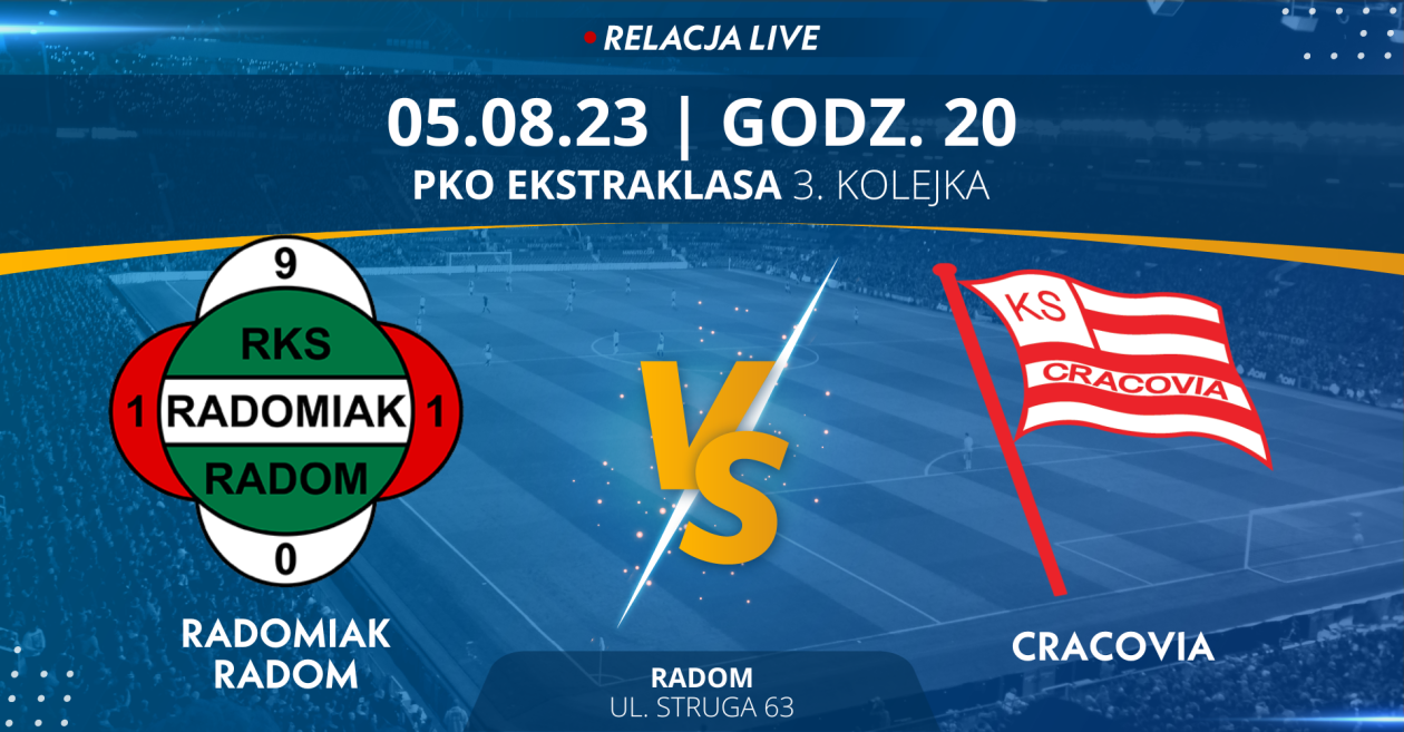 Radomiak Radom Cracovia Relacja Live