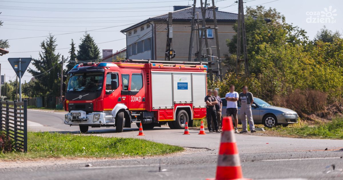 Śmiertelny wypadek w Modrzejowicach zdjęcia