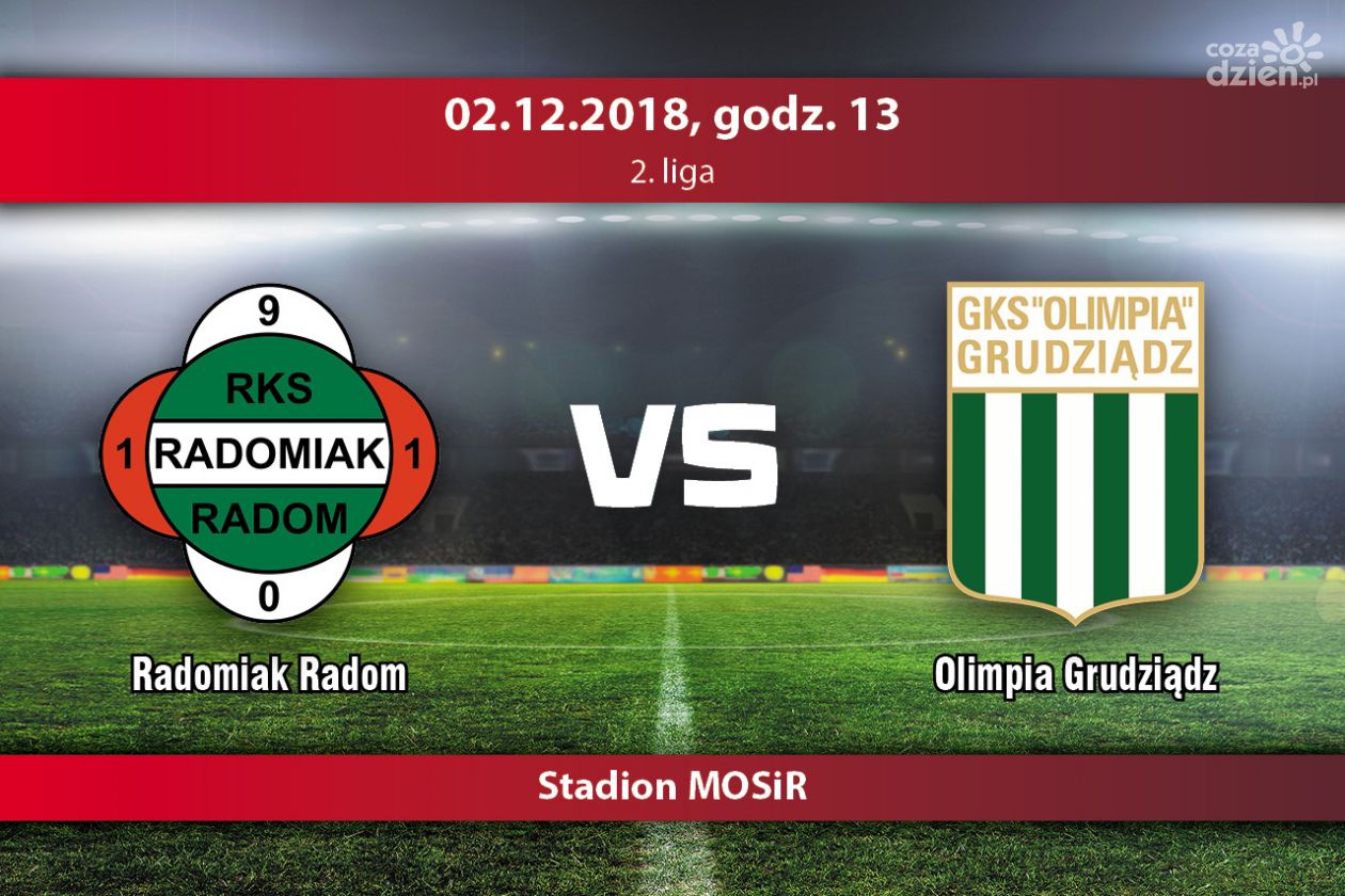 Radomiak Radom - Olimpia Grudziądz (relacja LIVE)