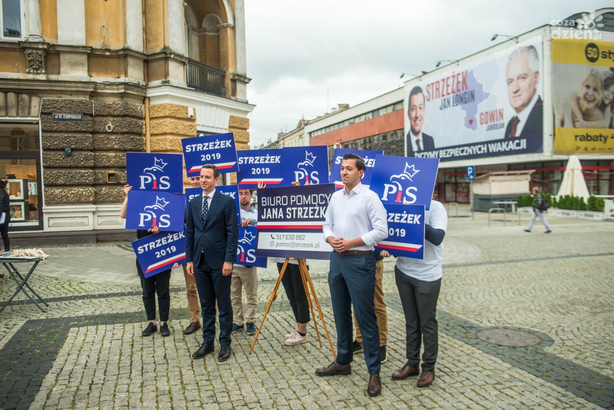 Konferencja prasowa Jana Strzeżka oraz Marcina Ociepy (zdjęcia)