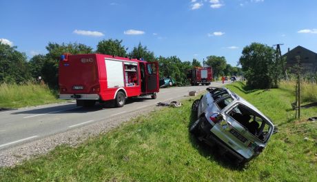 Lipsko. Wypadek samochodowy w Daniszowie