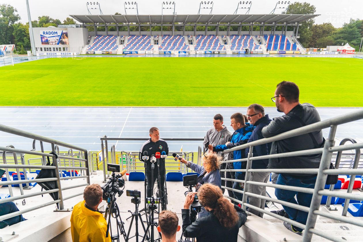 Briefing prasowy Radomiaka przed meczem z Wisłą Płock (zdjęcia)