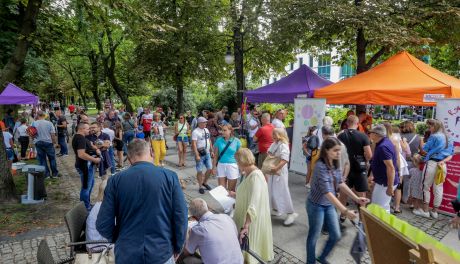 Spontan Familijny w parku Kościuszki. Było bardzo dużo atrakcji