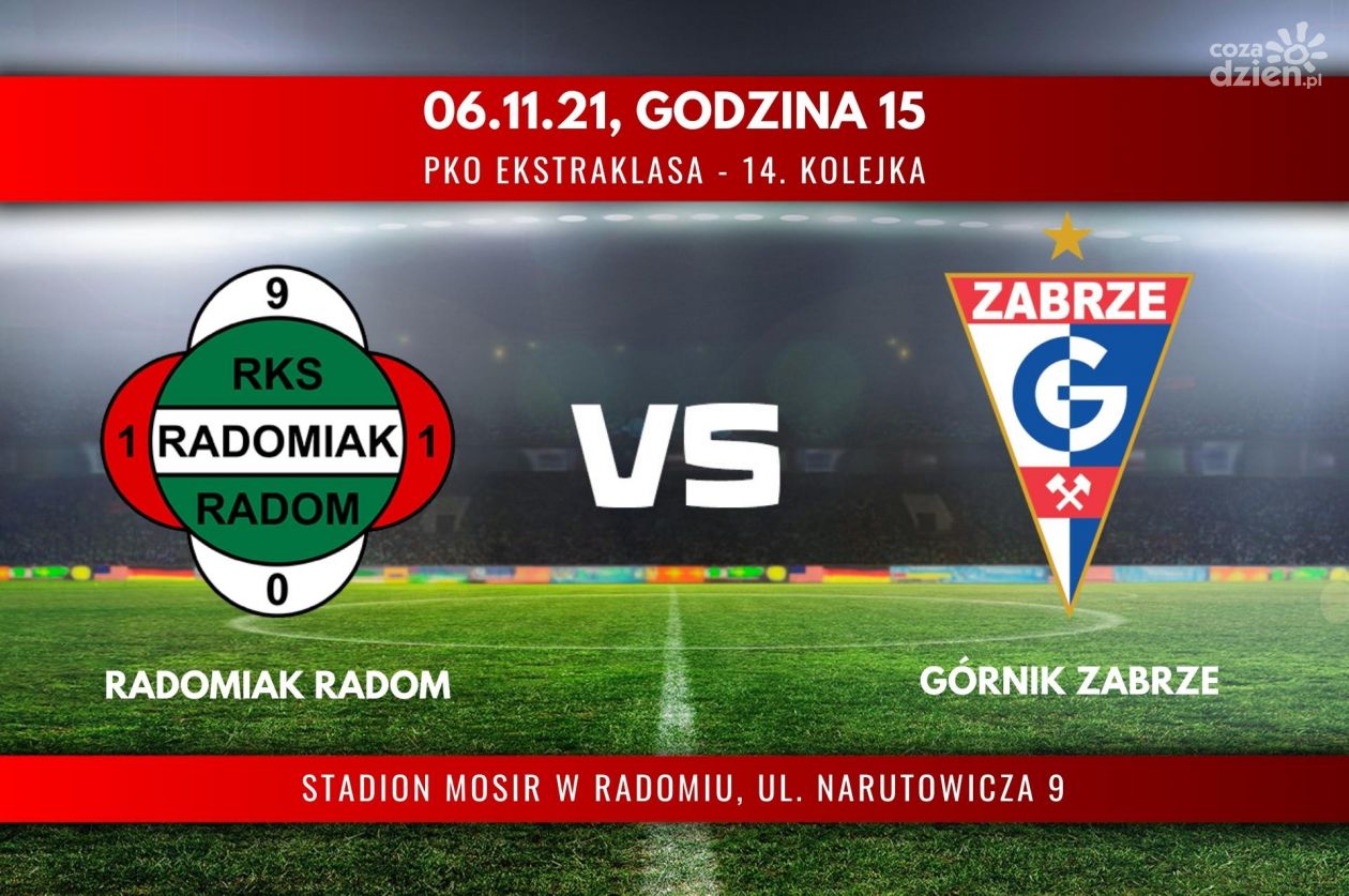 Radomiak Radom - Górnik Zabrze (relacja LIVE)