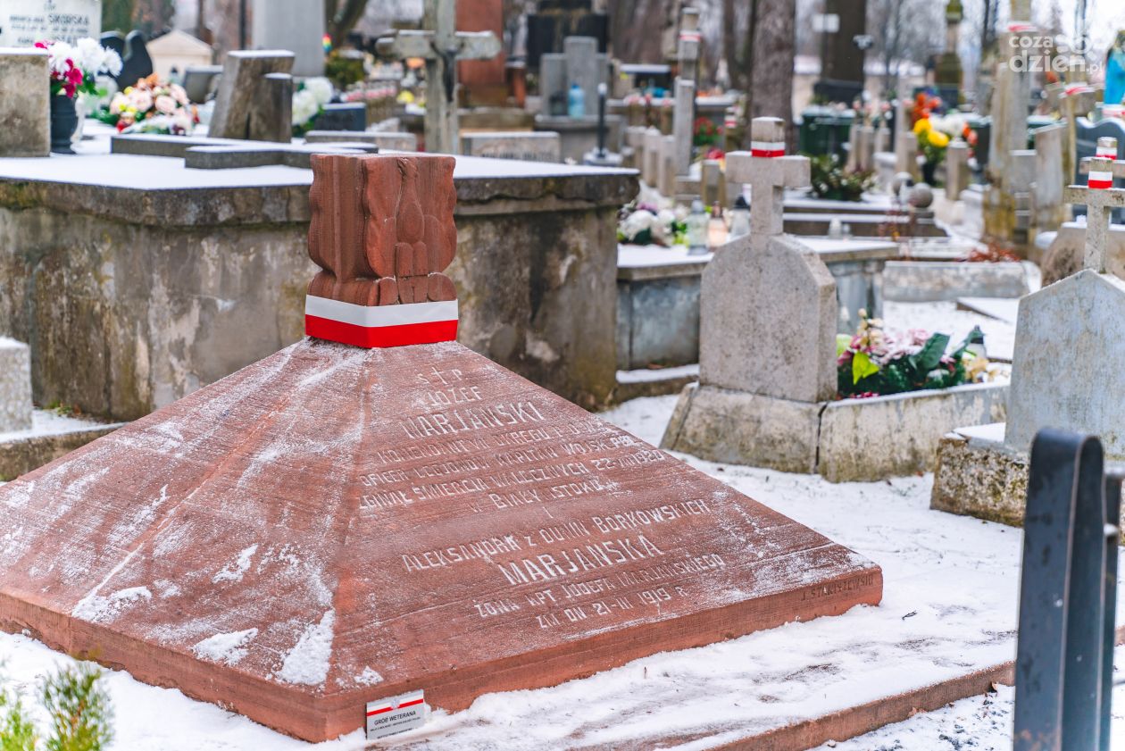 Wyremontowany pomnik mjr. Józefa Bronisława Marjańskiego (zdjęcia)