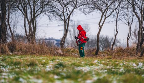 Koszenie traw na Ustroniu (zdjęcia)