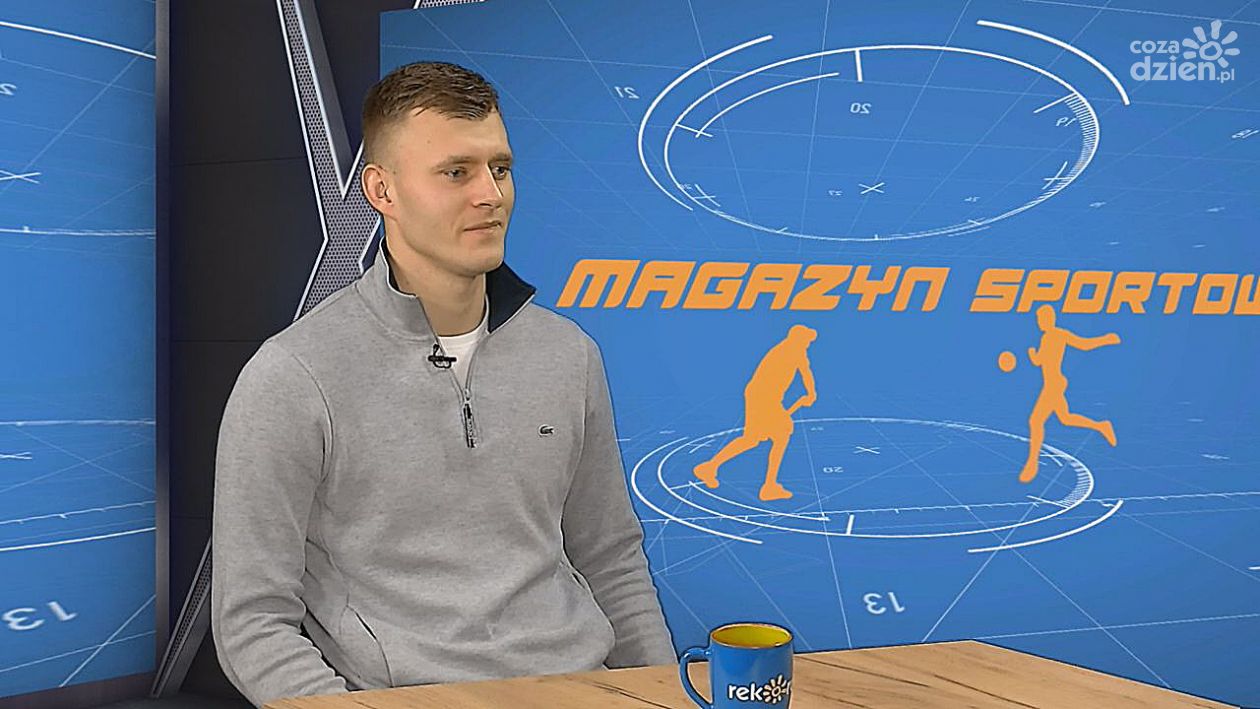 Magazyn Sportowy, 17.01.22. Jakub Kosiorek, kapitan Broni Radom