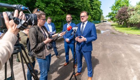 Inwestycja drogowa na Idalinie - konferencja (zdjęcia)