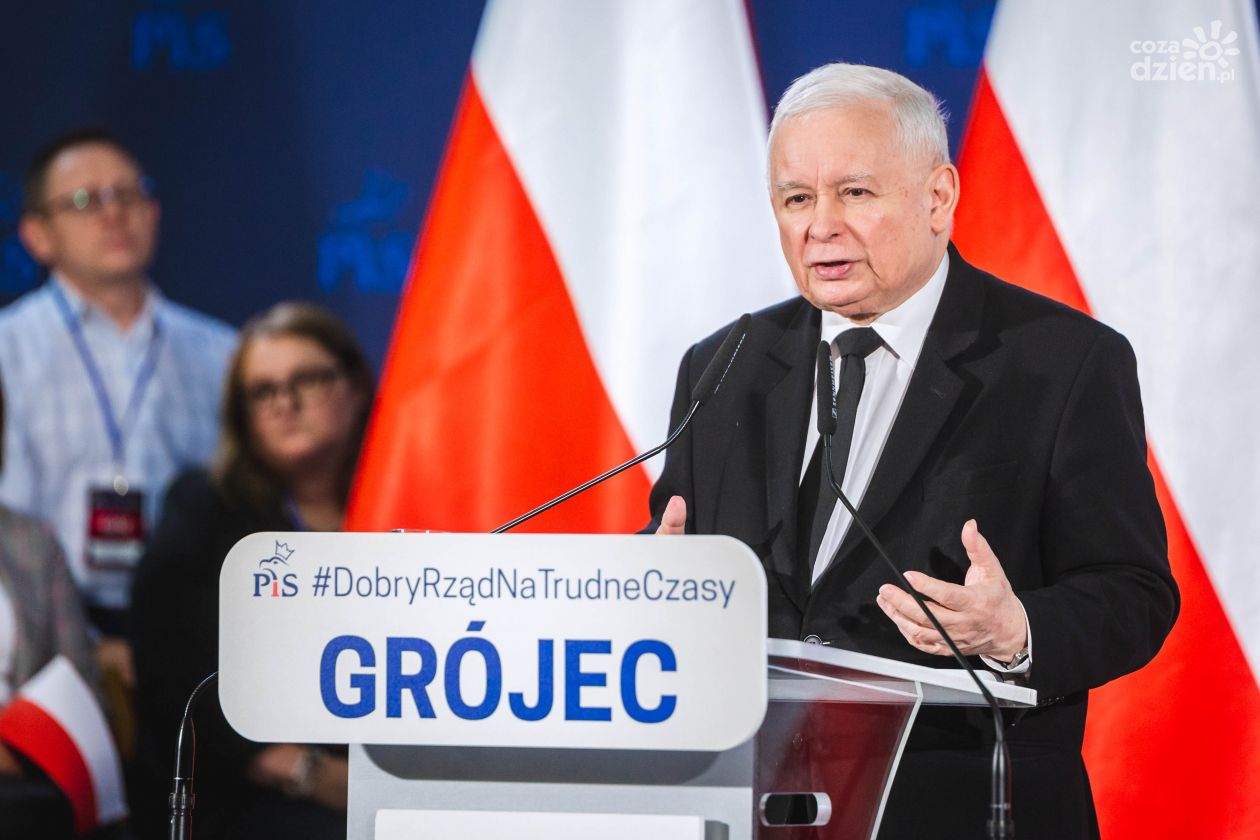 Jarosław Kaczyński w Grójcu (zdjęcia)