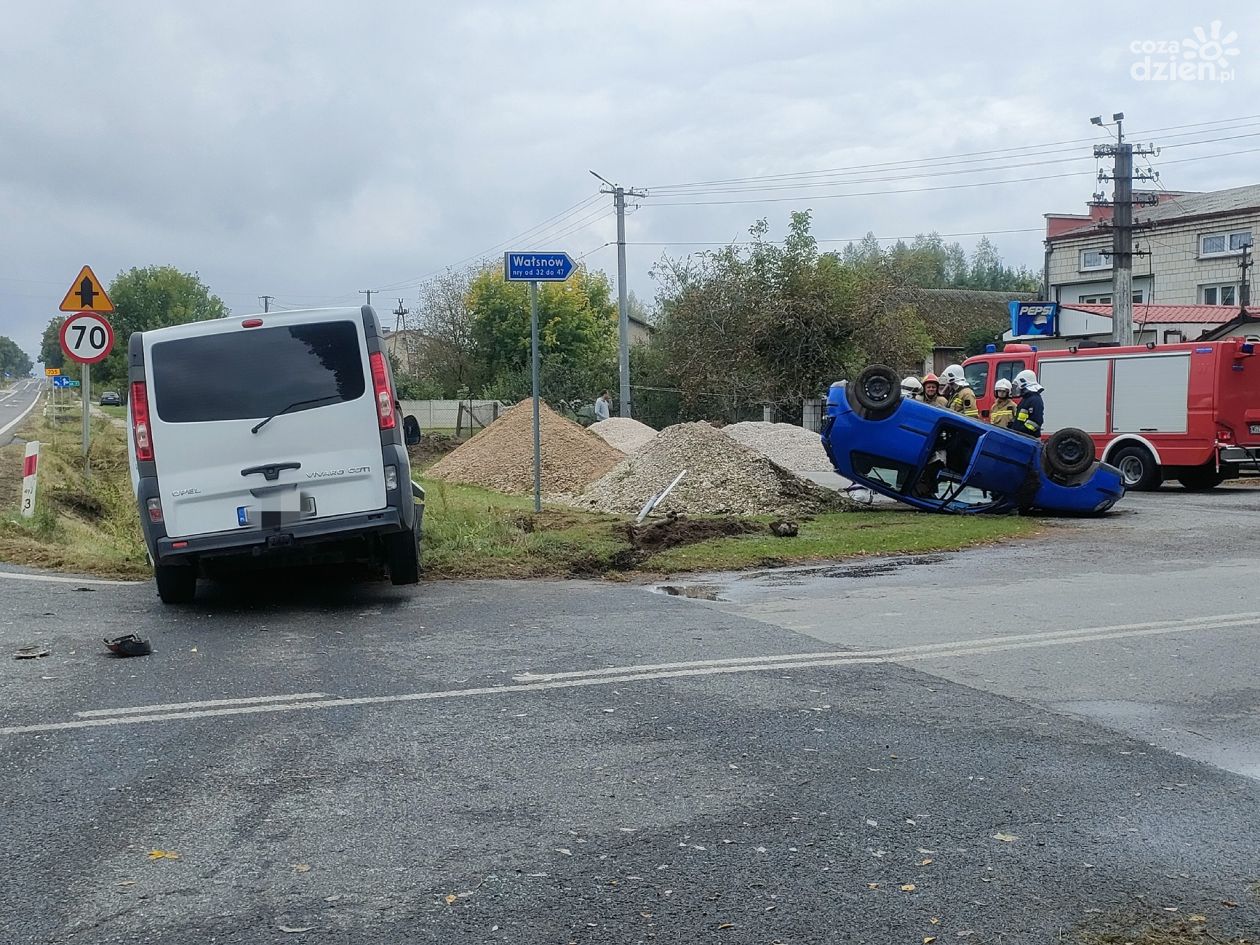 Wypadek w miejscowości Wałsnów