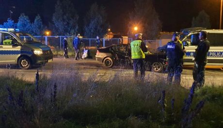 [WIDEO] Czołówka z radiowozem. 19-latek z BMW był pijany