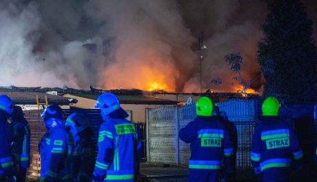 Pożar przy ul. Odlewniczej. Są poszkodowani