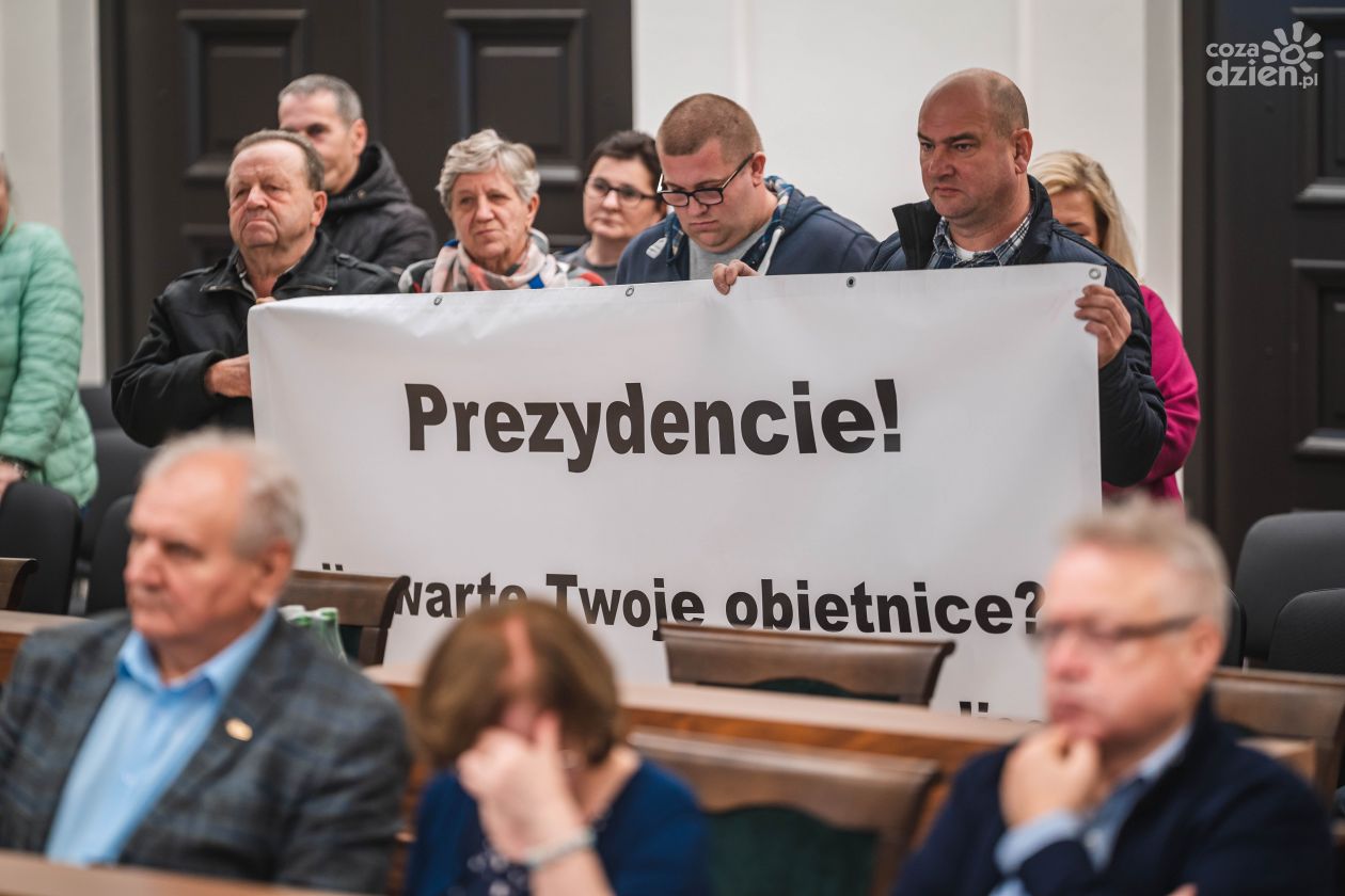 Mieszkańcy ulicy Piwnej pojawili się na sesji