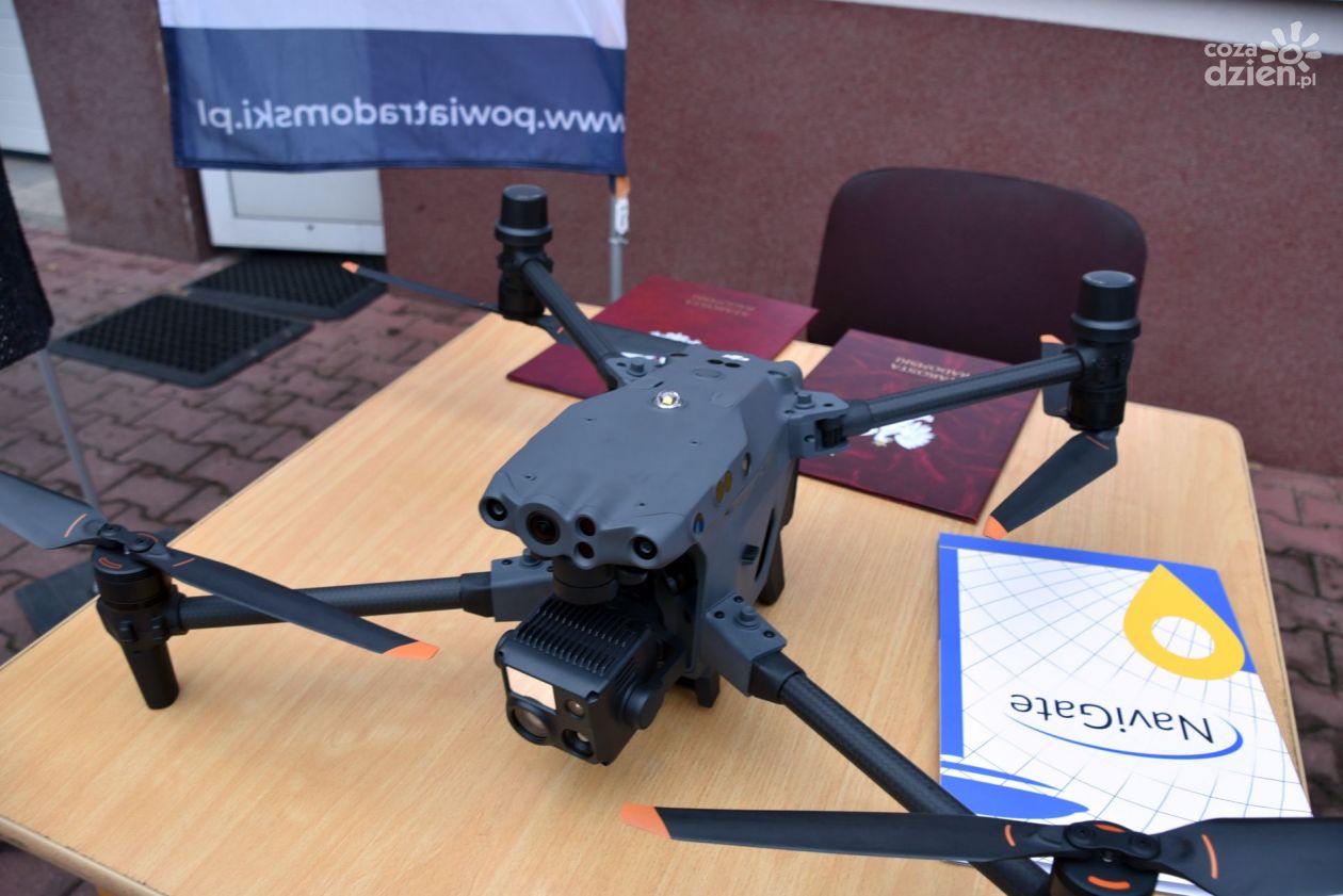 Informacje. Nowy dron dla strażaków