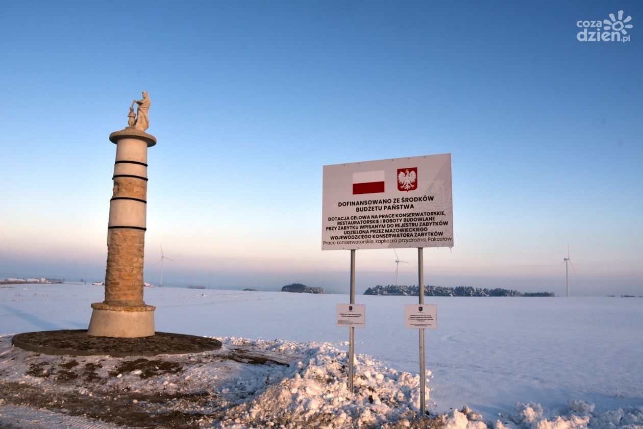 Kapliczka w Pakosławiu została odrestaurowana