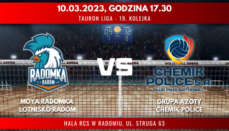 Moya Radomka Lotnisko Radom - Grupa Azoty Chemik Police (relacja LIVE)