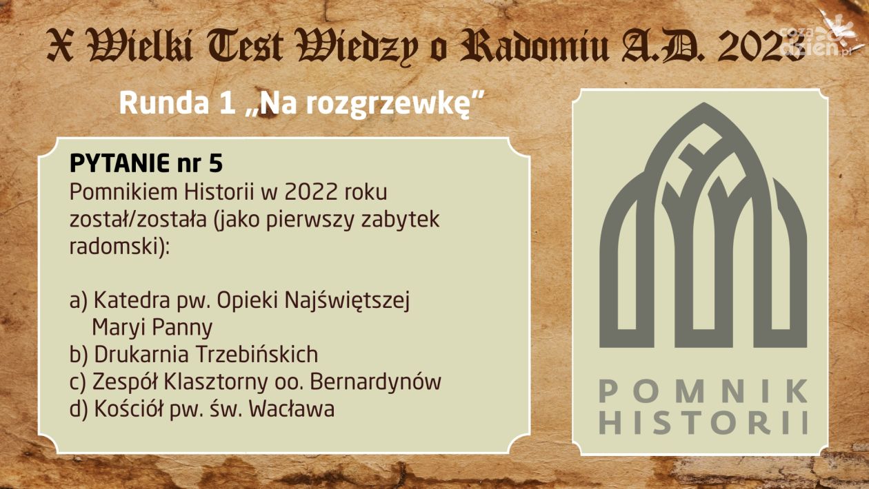 Wielki Test Wiedzy o Radomiu. Sprawdź swoją wiedzę!