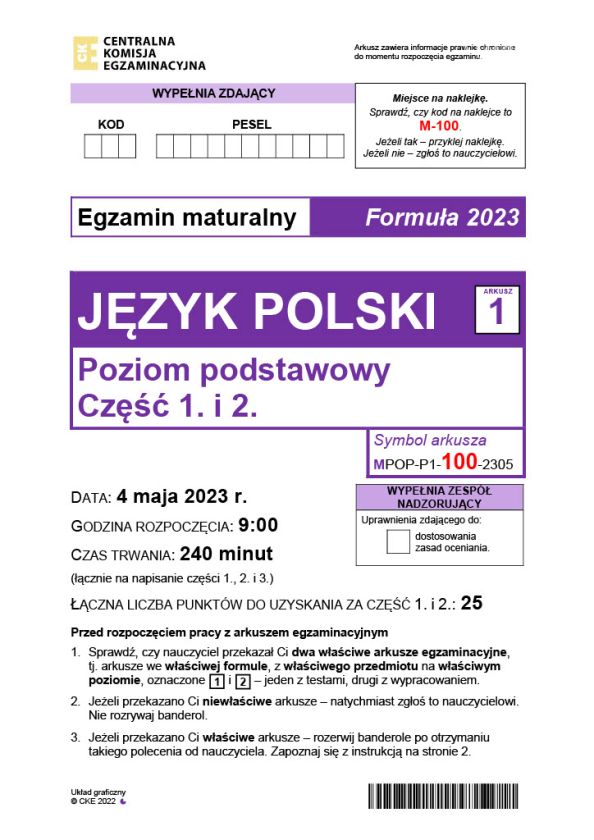 Matura z polskiego. Zobaczcie jakie były zadania