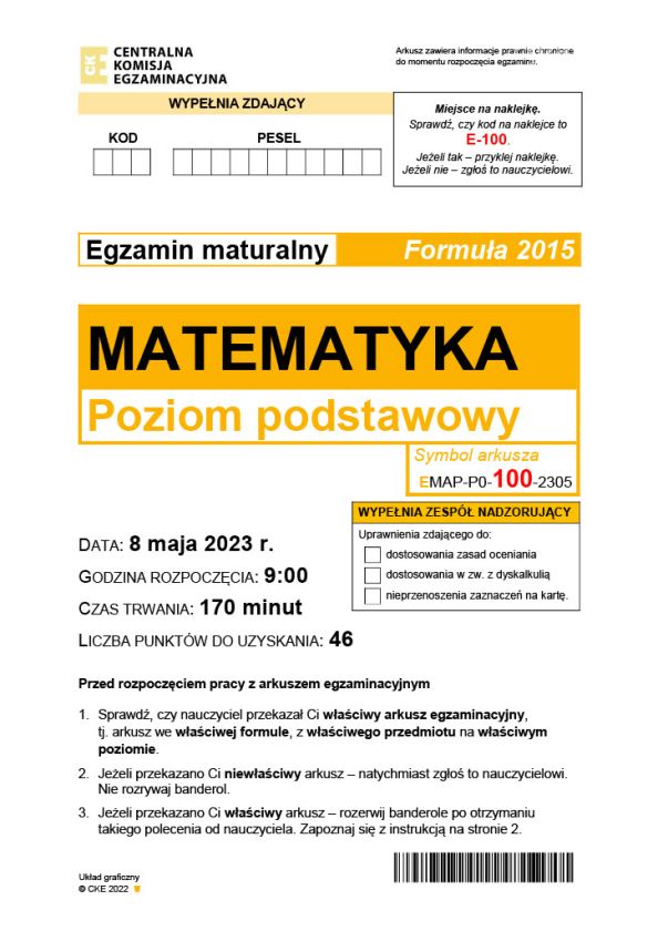 Matura z matematyki. Zobacz jakie były zadania