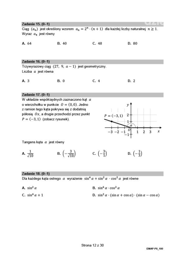 Matura z matematyki. Zobacz jakie były zadania