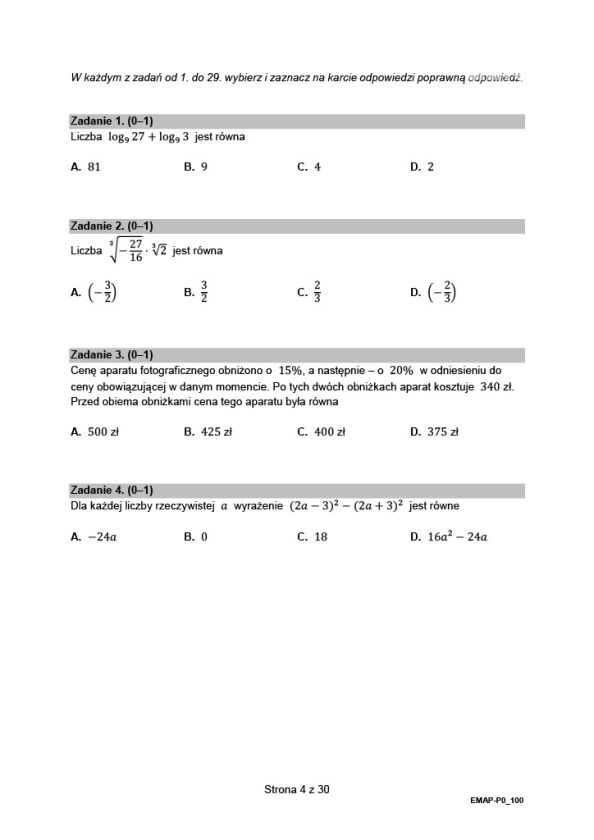 Matura z matematyki. Zobacz jakie były zadania