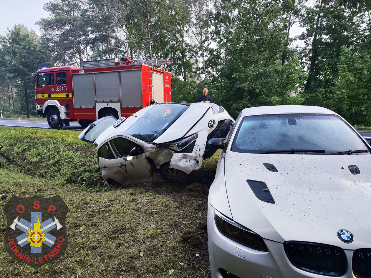 Siczki. Jedna osoba trafiła do szpitala