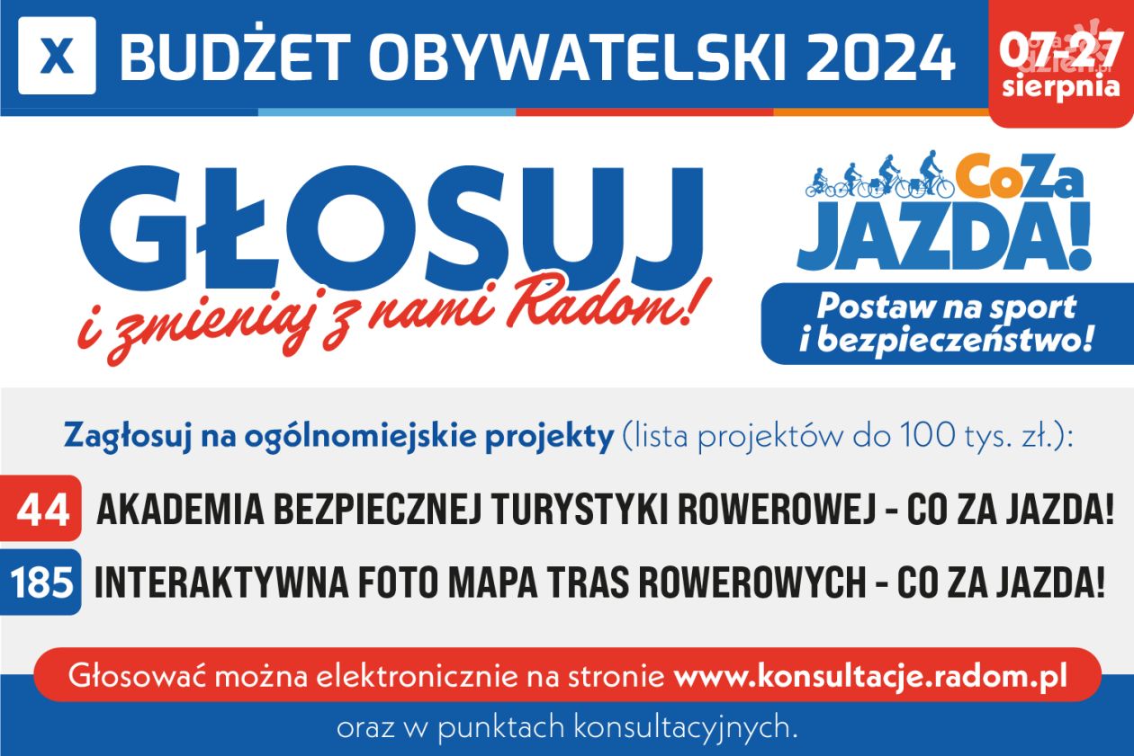 Głosuj i zmieniaj z nami Radom!