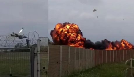 Jeden z samolotów Frecce Tricolori rozbił się po starcie. Nie żyje dziecko [wideo]