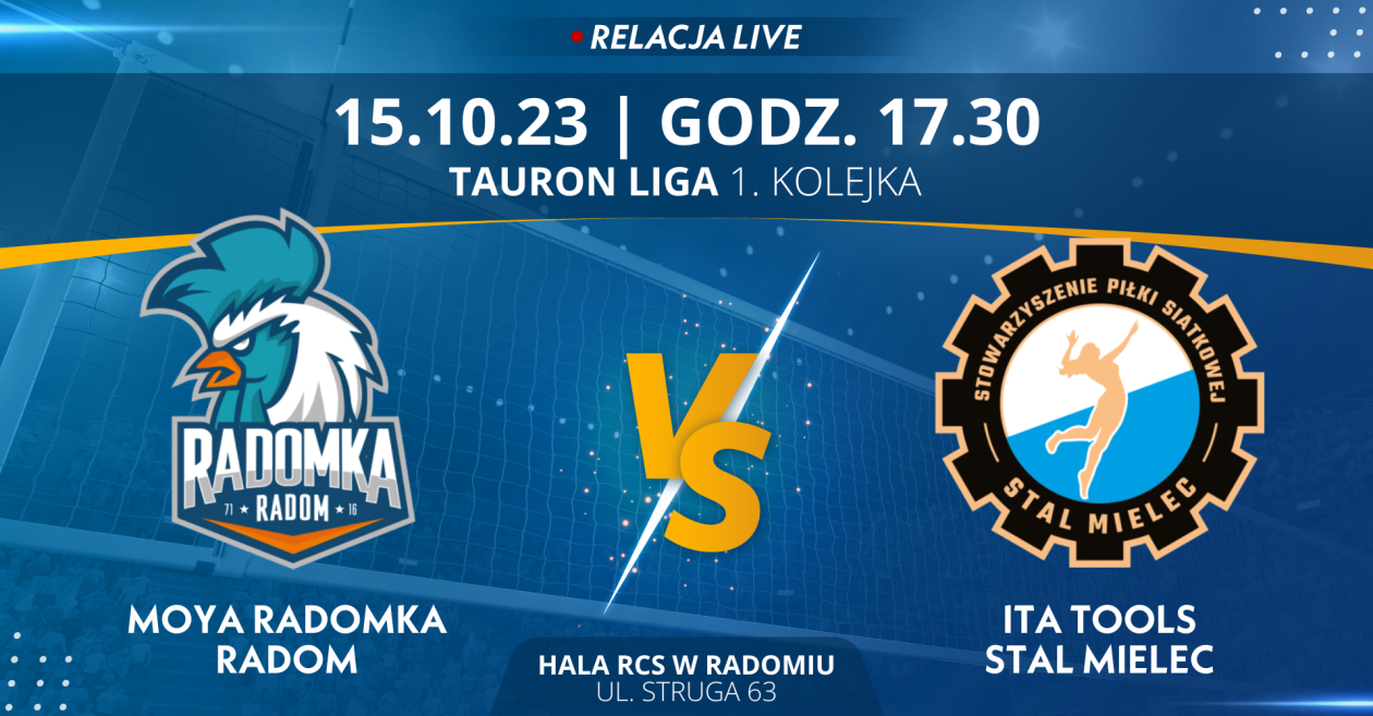 Moya Radomka Radom - ITA Tools Stal Mielec (relacja LIVE)