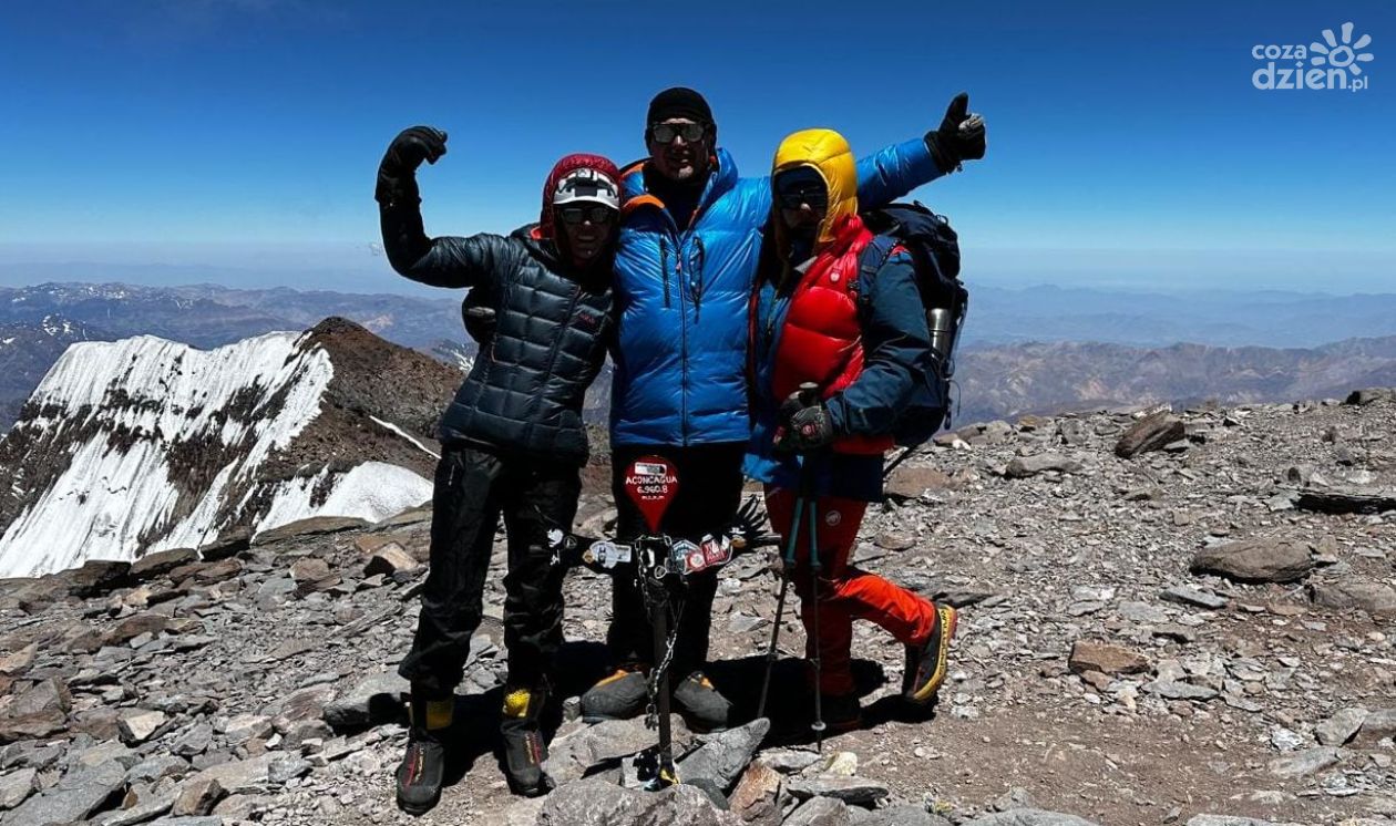 Ekipa Karola Adamskiego na szczycie Aconcagua!