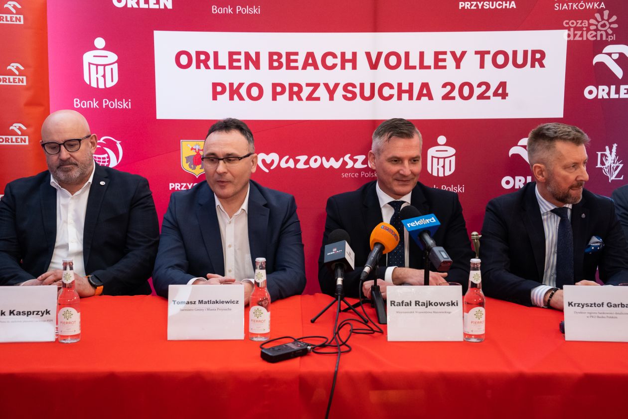 Konferencja prasowa zapowiadająca Beach Ball Przysucha 2024 (zdjęcia)