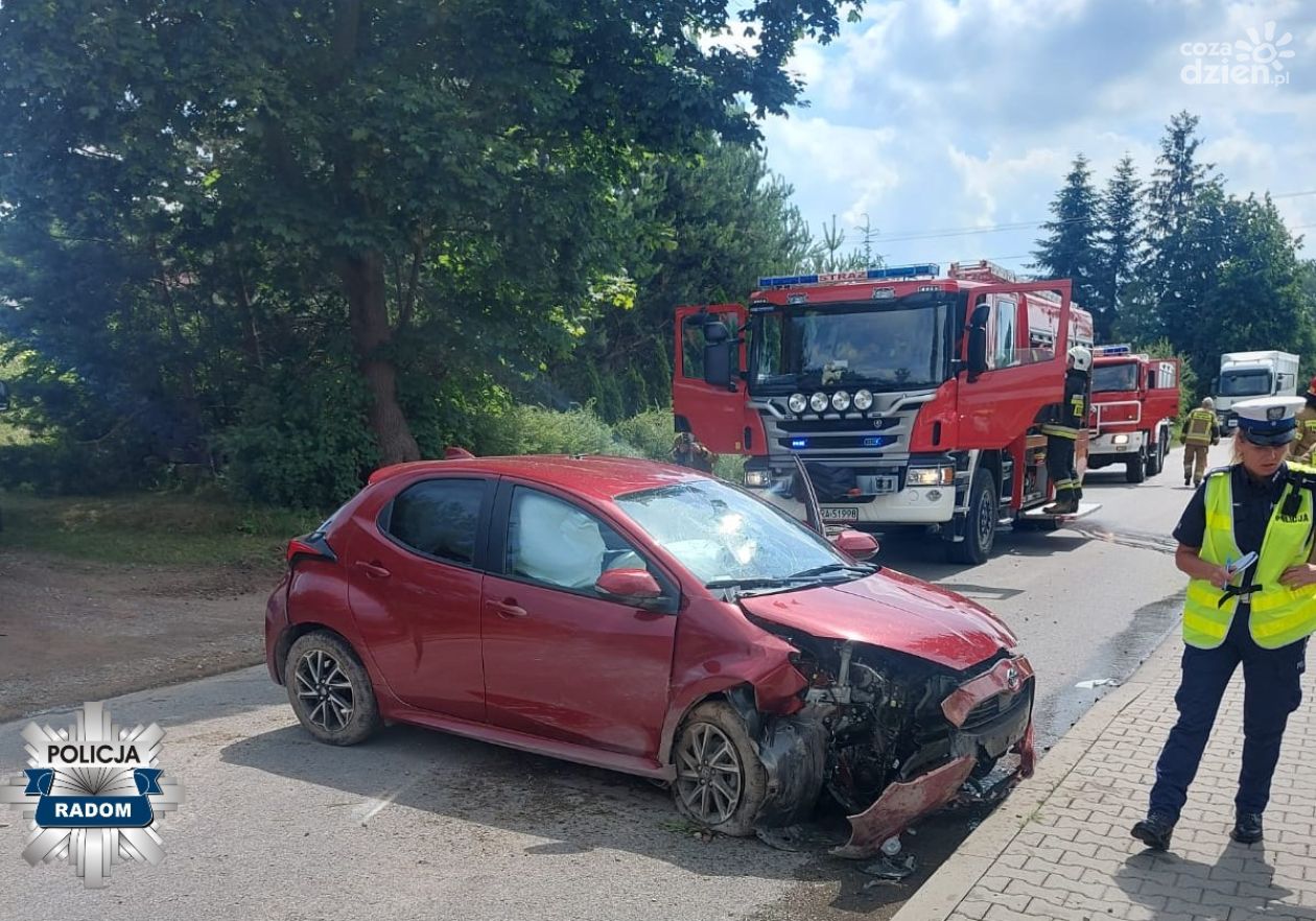 Zasłabł za kierownicą i uderzył w betonowy przepust