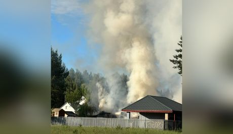 Region Doszczętnie spłonął dom jednorodzinny 
