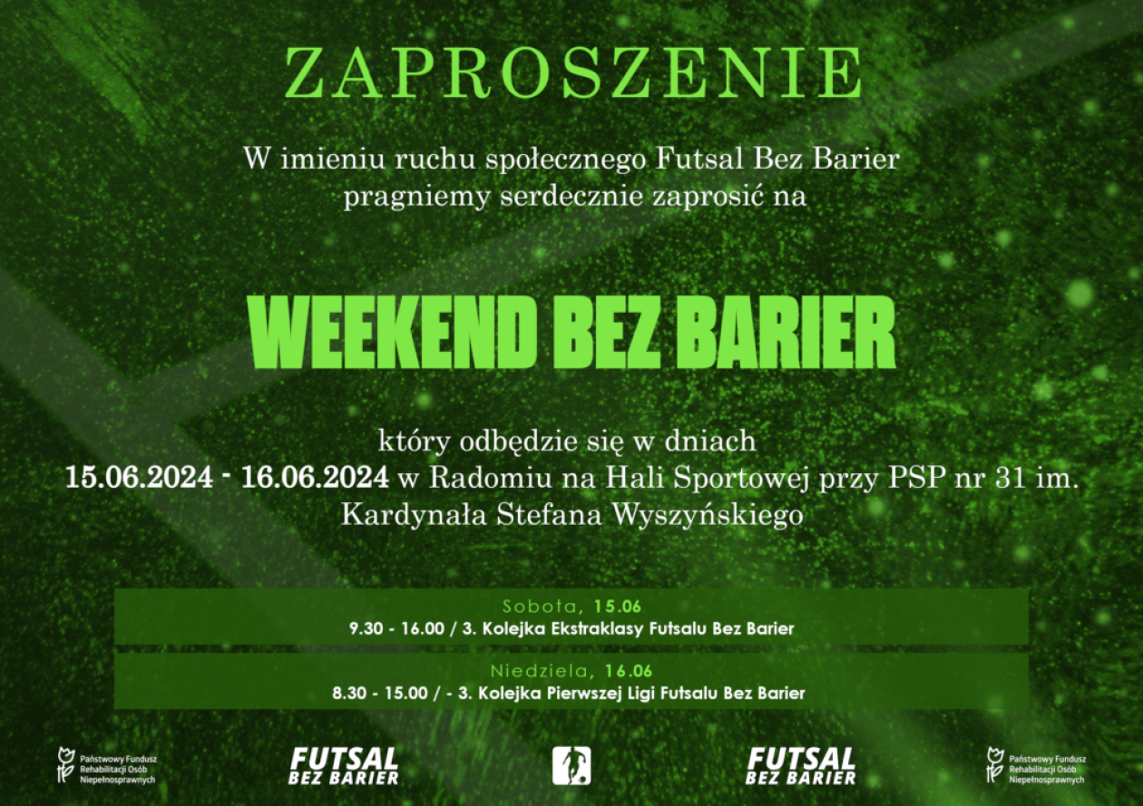 Weekend Futsalu Bez Barier zagości w Radomiu