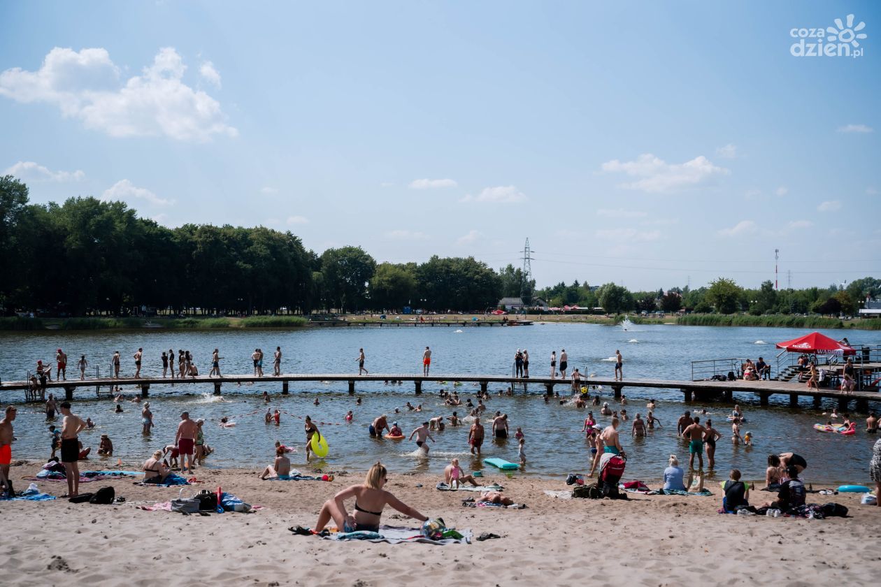 Upalne popołudnie nad zalewem na Borkach (zdjęcia)