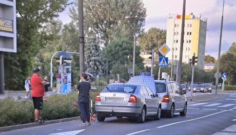 Zderzenie dwóch pojazdów na ul. Poniatowskiego