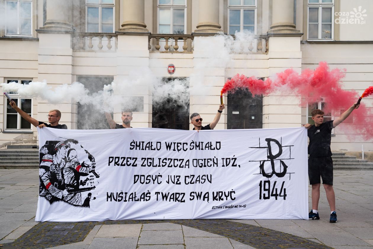 Upamiętnienie rocznicy wybuchu Powstania Warszawskiego (zdjęcia)