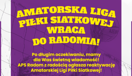 Do Radomia we wrześniu wróci amatorska liga siatkówki! 