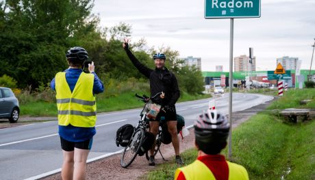 Grzegorz Boniek wraca z miesięcznej wyprawy rowerowej (zdjęcia)