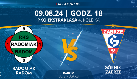 Radomiak Radom - Górnik Zabrze (relacja LIVE)