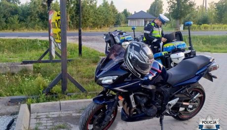 Na motocyklach bez uprawnień