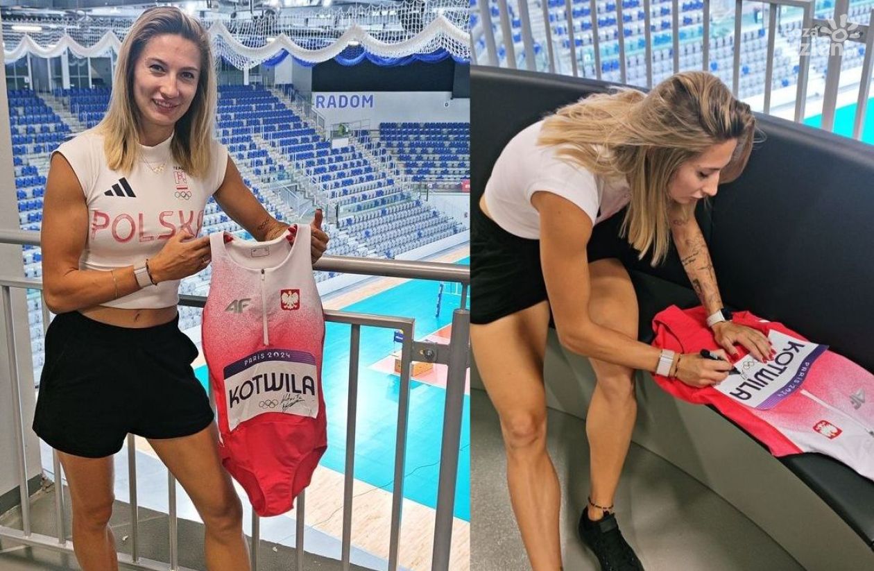 Martyna Kotwiła przekazała swój reprezentacyjny trykot z Paryża do muzeum sportu w Radomiu!