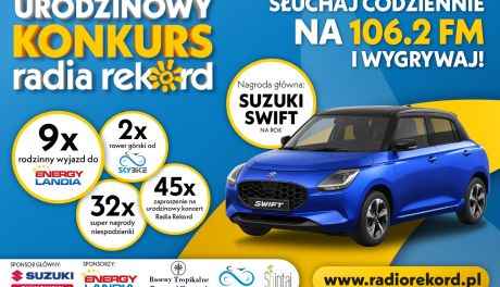 Radio Rekord Urodzinowy Konkurs Radia Rekord. Do wygrania samochód! [FORMULARZ ZGŁOSZENIOWY]