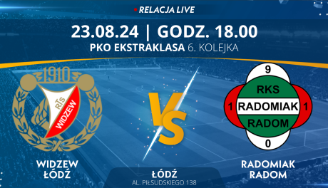 Widzew Łódź - Radomiak Radom (relacja LIVE) 