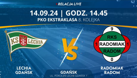 Lechia Gdańsk - Radomiak Radom (relacja LIVE)