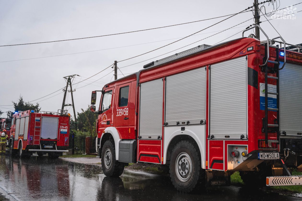 Informacje. Trąba powietrzna nad gminą Jedlińsk