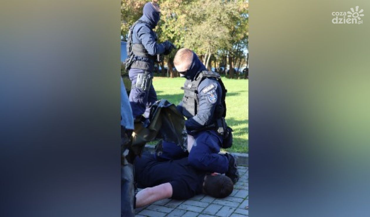 Włamywacz w rękach policji