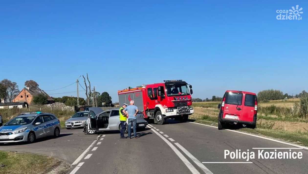 Wypadek Opactwie. Droga zablokowana