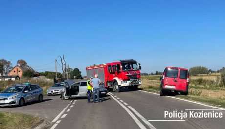 Wypadek Opactwie. Droga zablokowana