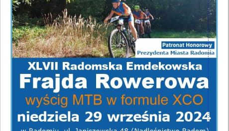 W niedzielę 47. Radomska Emdekowska Frajda Rowerowa